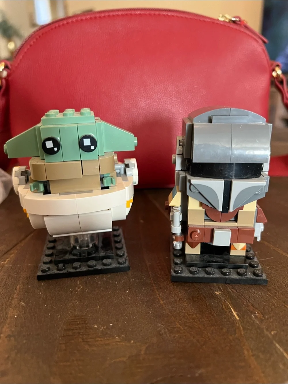 Lego Brickheads Mandalorian & The Child. Complete. No box put together